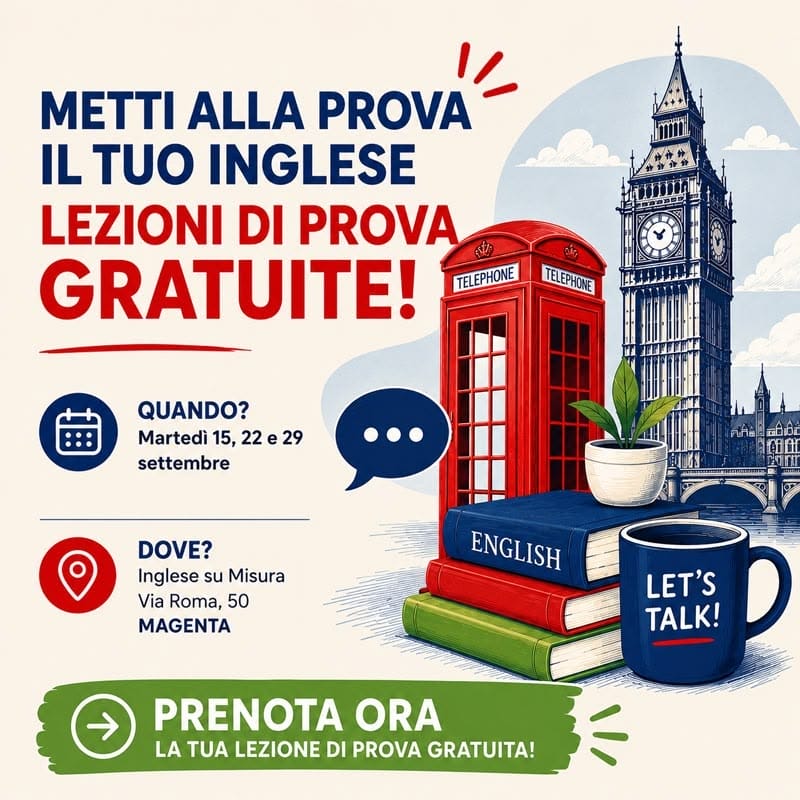 WarmUp Classi inglese di prova per adulti